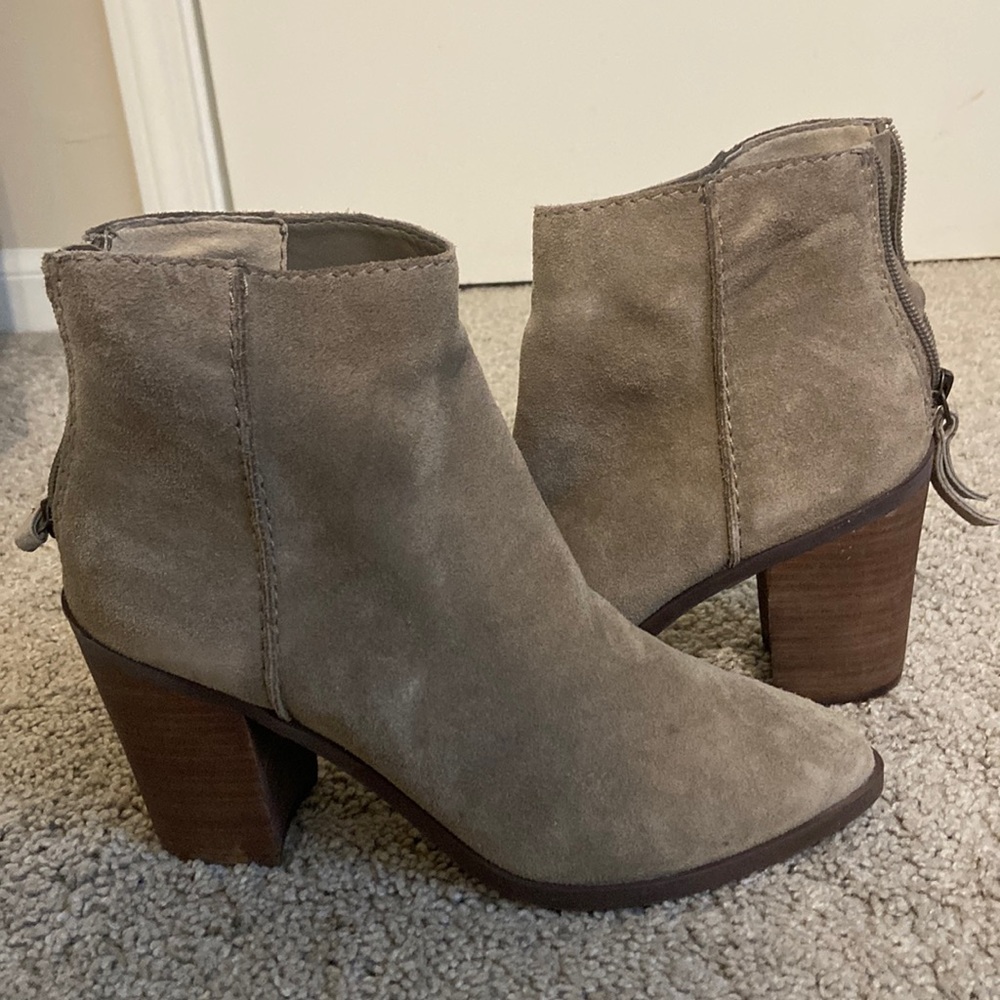 BP gray suede size 8 booties. Barely worn.